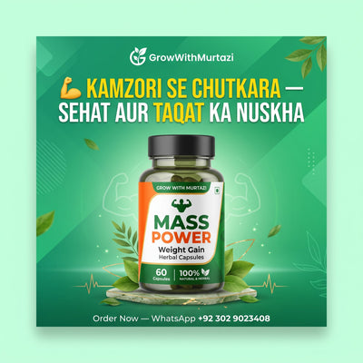 💪 MassPower Herbal Capsules — Kamzori Ka Dushman, Taqat Ka Dost